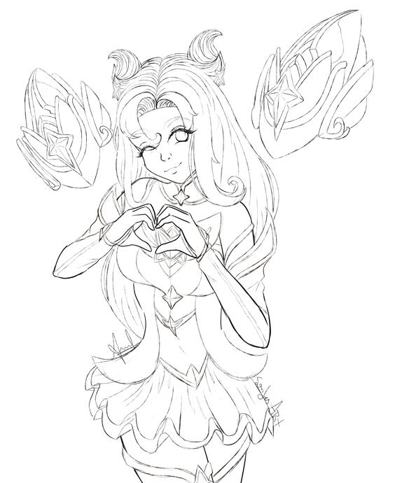 Star Guardian Kai'Sa (Sketch)